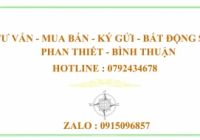 BẾN LỘI LẠI AN - TP. PHAN THIẾT