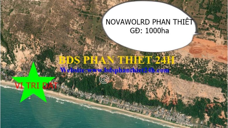 MỘT LÔ MẶT BIỂN CỰC ĐẸP TIẾP GIÁP DỰ ÁN NOVAWORLD PHAN THIẾT